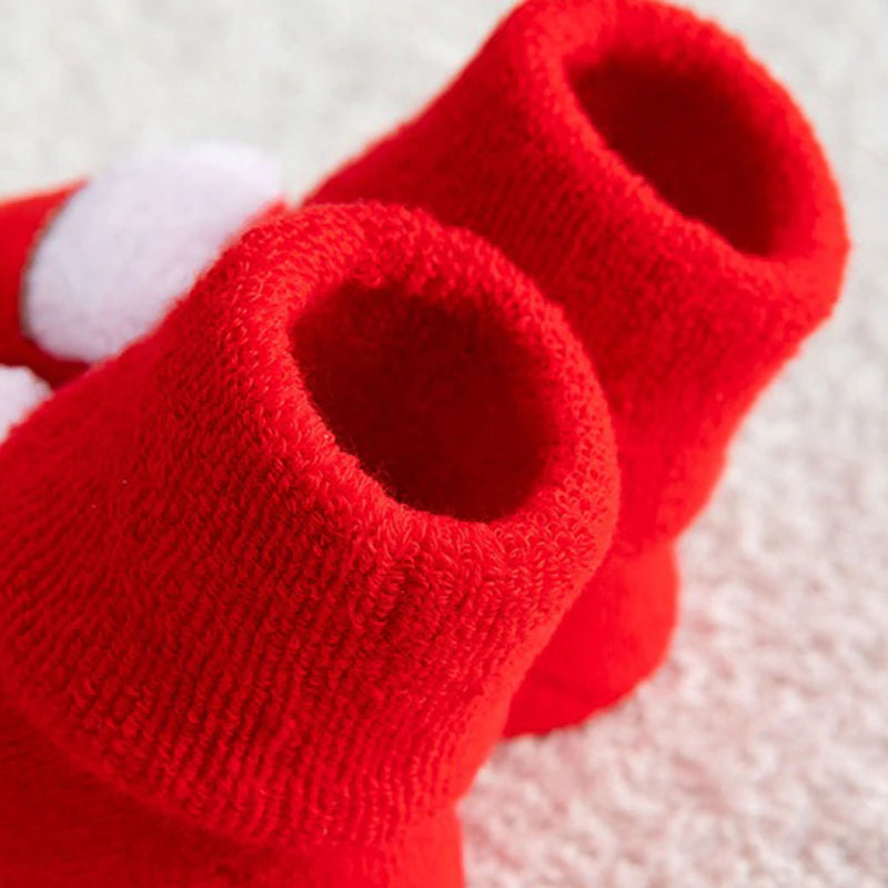 Kids Children'S Socks for Girls Boys Non-Slip Print Cotton Toddler Baby Christmas Socks for Newborns Infant Short Socks Clothing