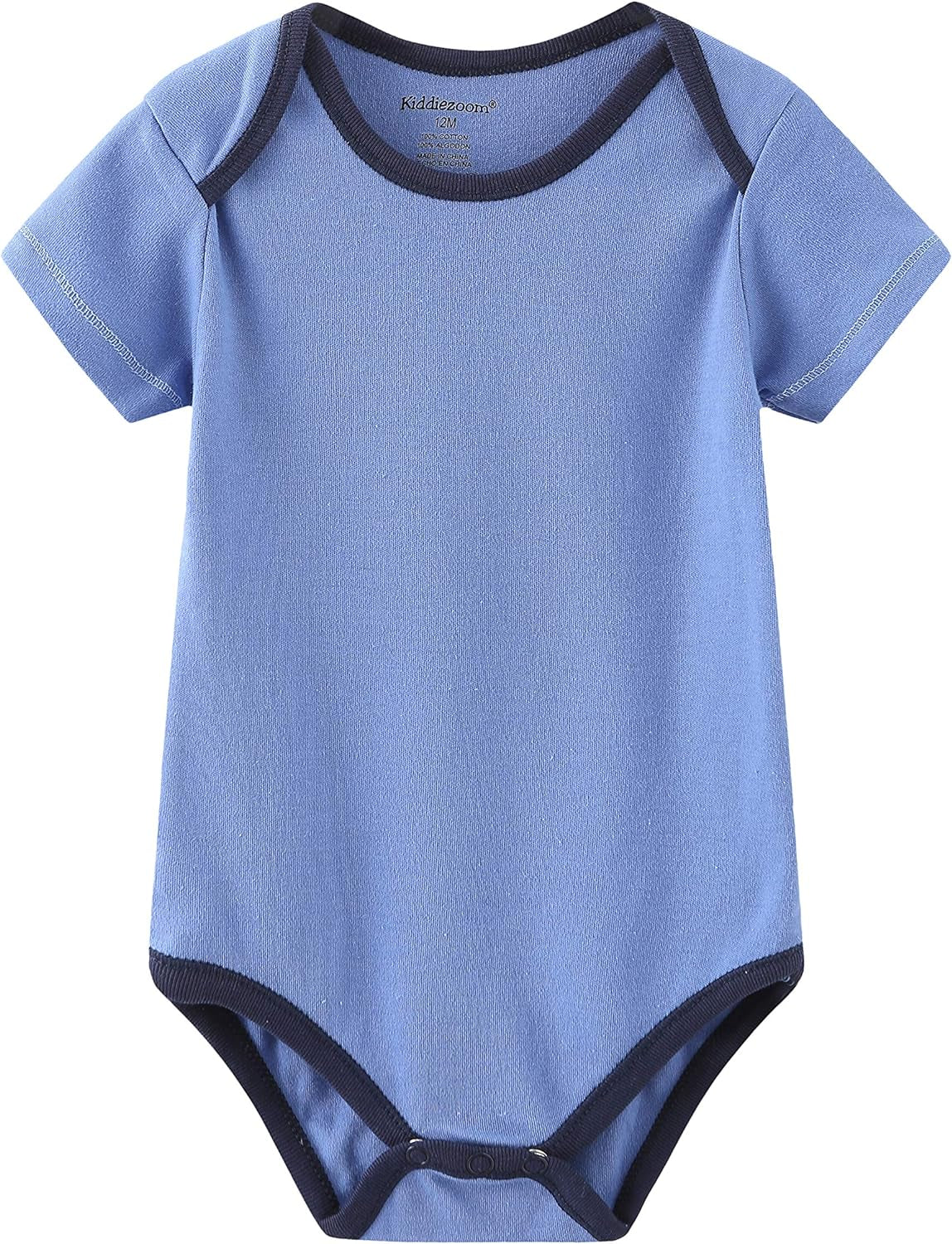 Newborn Baby Unisex Cotton Bodysuits 0-12 Months Baby Gift 5-Pack Baby Clothes
